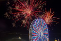 Fireworks and Ferris Wheel