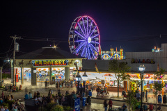 Palace Playland ferris wheel at night (Old Orchard Beach, ME)