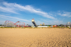 Palace Playland behind daytime view (Old Orchard Beach, ME)