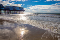 Boardwalk into the ocean (Old Orchard Beach, ME)