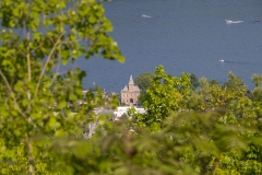 Village through the trees (Lake George, NY)