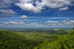Looking out at Albany from the Overlook (Thacher State Park)