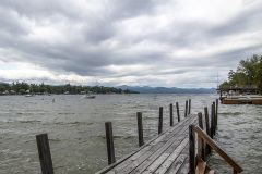 Dock into the lake (Lake George, NY)