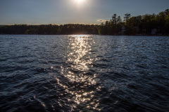 Refection of the setting sun (Glen Lake - Queensbury, NY)