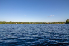 Wide shot of the lake (Glen Lake - Queensbury, NY)